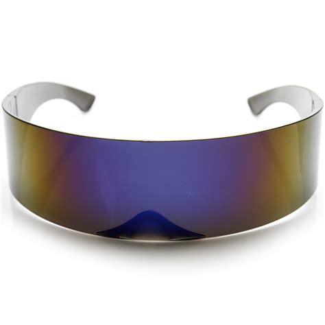 round blue frame sunglasses futuristic|Futuristic Glasses .